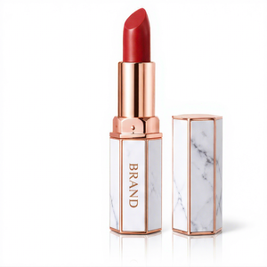 Natural Non-stick Cup <b>waterproof</b> velvet matte <b>lipstick</b> with marble pattern for Natural Look Private Label - Product Image 1