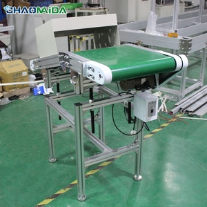 लहर मिलाप पीसीबी पीवीसी ग्रीन बेल्ट विधानसभा छोटे कन्वेयर तालिका मशीन औद्योगिक प्रशंसकों के साथ झुकाना कन्वेयर बेल्ट - Product Image 3