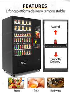 Distributeur automatique personnalisable de boissons froides et de snacks avec écran tactile 22 pouces, paiement par carte de crédit et NFC - Product Image 3