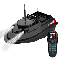 Bateau de pêche télécommandé V066GPS avec pilote automatique et GPS pour bateau à appâts, GPS 200 points de trajectoire, 4 zones de pêche, 20 km/h, moteur brushless, portée de pêche 1 km