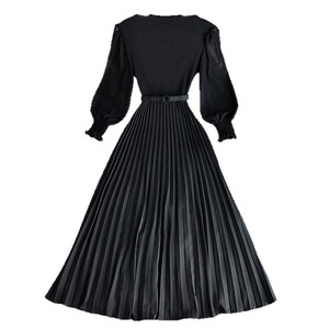 Diseño de Falda Larga Plisada para Mujer, Elegante, Estiliza la Figura, Ligera, para Primavera - Product Image 4