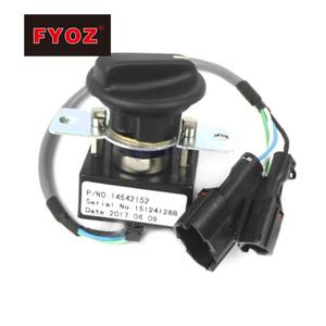 Kraftstoffwahlschalter 14542152 14520398 5A 3-Wege-Drehknopf Schwarz für EC Bagger EC210 EC240 EC290 EC360 EC460 Ersatzteil - Product Image 1