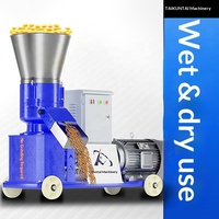 Machine automatique de fabrication de granulés d'aliments pour animaux d'élevage, volailles, porcs, bovins, production d'aliments pour fermes
