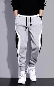 <span class=keywords><strong>Pantaloni</strong></span> Sportivi da <span class=keywords><strong>Uomo</strong></span> alla Moda, Vita Alta, Casual, Taglie Grandi, in Tessuto di Nylon - Product Image 5
