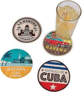 Posavasos de hojalata de fabricación al por mayor posavasos de hojalata Fanta - Product Image 2