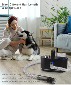 Kit de aseo para mascotas 5 en 1, cepillo de vacío, aspiradora eléctrica, pelo para perros y gatos - Product Image 2