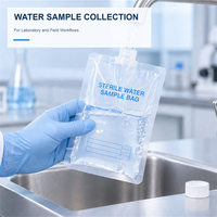 Sacs de collecte d'eau stérile de laboratoire pour l'analyse de la qualité de l'eau potable municipale