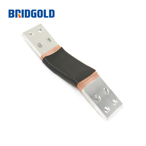 Barres de bus en cuivre laminé flexible 300A pour le stockage d'énergie de la batterie, mise à la terre - Product Image 5