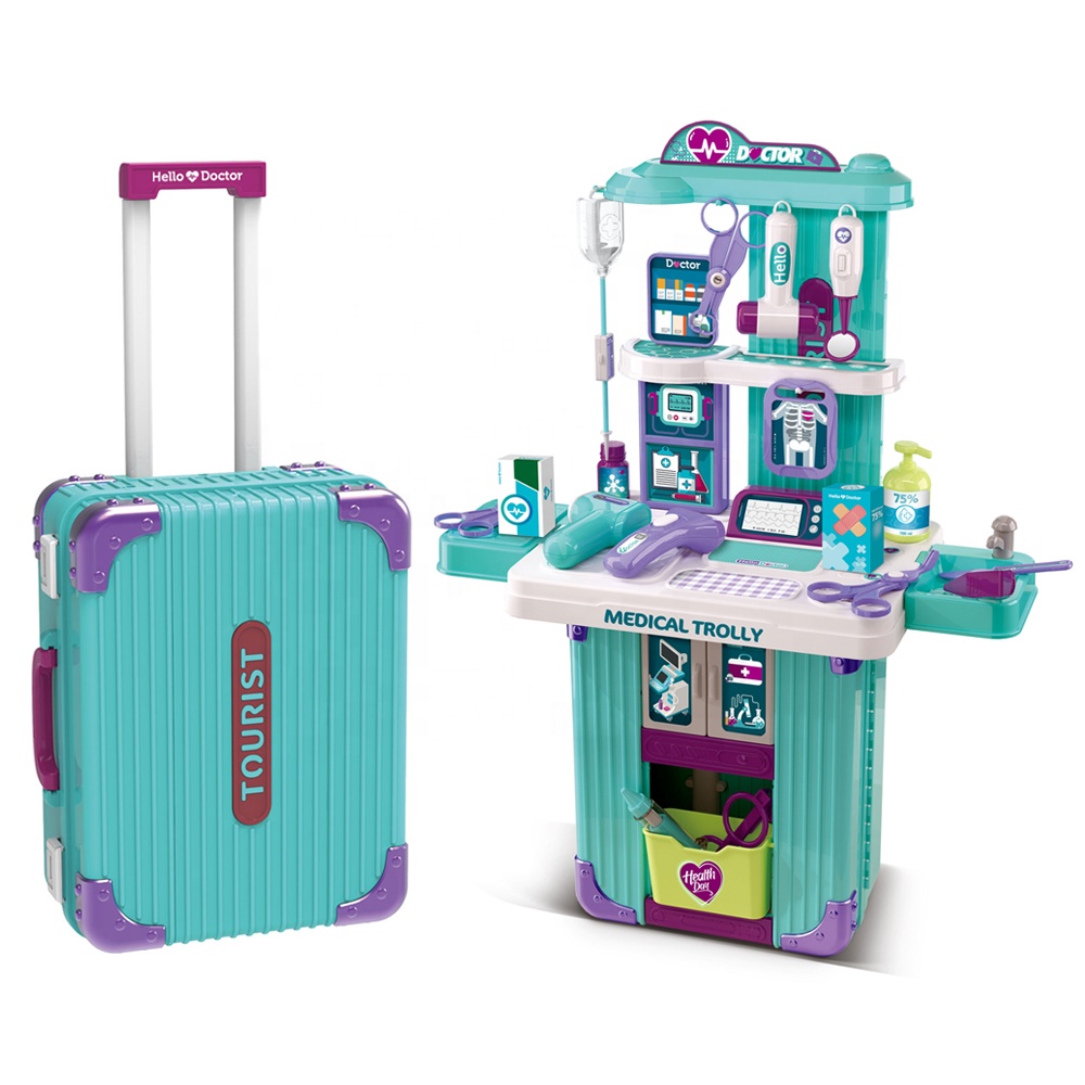 2 in 1 Kids Portable Doctor Role Play Set 008-105A Pretend Play