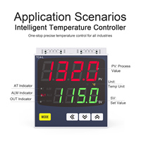 Contrôleur de température numérique intelligent PID haute précision, série TC, thermostat industriel avec double alarme pour machine CNC