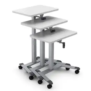 Meja lipat Modern, Meja latihan lipat Modular Flip Top meja konferensi untuk kantor dan Sekolah