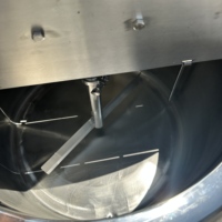 Cuve de pasteurisation du lait en acier inoxydable 100L-2000L, pasteurisateur laitier avec système de chauffage, refroidissement et mélange