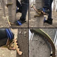 Púas para Escalar Postes Eléctricos con Arnés de Seguridad, Herramienta para Escalar Árboles y Postes de Madera