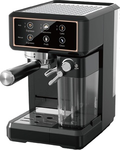 Anbo - <span class=keywords><strong>Cafetera</strong></span> Espresso Eléctrica Inteligente Multifuncional Programable de Alta Calidad con Pantalla Táctil, 1350 W, 20 Bares, para Hotel - Product Image 1