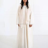 Vêtements islamiques modestes Willson, style Dubaï, abaya pour femmes, ensemble deux pièces, robe musulmane, hijab de luxe, abaya 2026