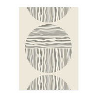 Affiches géométriques minimalistes imprimées, imperméables, écologiques, peintures abstraites sur toile, art mural pour la décoration de la maison