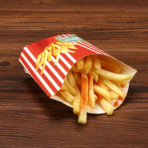 卸売小型フライドポテトボックス持ち帰り用ファーストフード包装バーガーとフライドポテト用紙箱チップス用 - Product Image 4