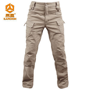 Pantalones tácticos Sarchon IX7 para hombre para primavera y otoño Pantalones rectos de trabajo al aire libre de entrenamiento ajustados y sueltos - Product Image 5