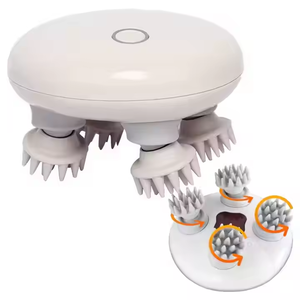 LJ Factory Nouvelle Arrivée Mini <span class=keywords><strong>Portable</strong></span> Sans Fil Thérapie par la Lumière Rouge Shiatsu Étanche Soins du Cuir Chevelu Masseur de Tête - Product Image 1