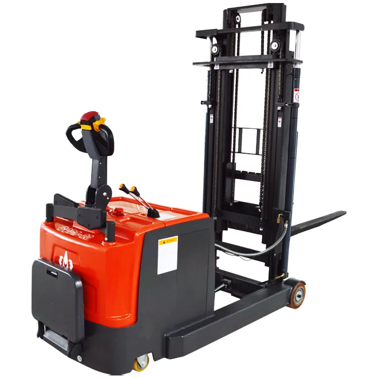 DIDING Brand Electric reach pallet stacker with EPS and fork tilting Lifting 5 m height