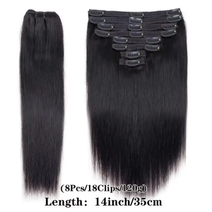 <span class=keywords><strong>Extension</strong></span> per <span class=keywords><strong>Capelli</strong></span> a Clip Invisibili di Alta Qualità, <span class=keywords><strong>Capelli</strong></span> Vergini Indiani Grezzi, Colore Marrone Scuro, Fornitore di <span class=keywords><strong>Capelli</strong></span> Vergini - Product Image 2
