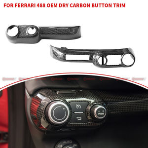 Kit d'accessoires intérieurs pour voiture en fibre de carbone sèche style OME, boutons LHD pour Ferrari 812 - Product Image 4