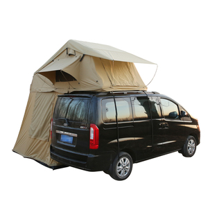 Coche en la azotea tienda Camper de cáscara suave de coche plegable Carpas <span class=keywords><strong>4x4</strong></span> de Camping al aire libre para la venta - Product Image 3