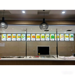 Panneau publicitaire LED ultra-plat à prix d'usine pour centre commercial, magasin de détail, affichage avec façade en verre trempé - Product Image 3