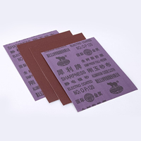 Feuille abrasive en tissu oxyde d'aluminium carrée 210*270mm, revêtement électrolytique, toile abrasive entièrement en résine pour le polissage des soudures en acier inoxydable