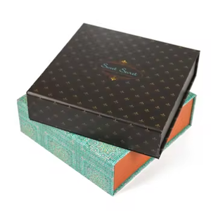 Caja de regalo de dulces de papel para alimentos UV de 2mm personalizada al por mayor elegante adorno de Navidad recuerdo de boda Eva personalizable Caja De Bombones - Product Image 3