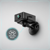 Mini caméra WIFI 2K HD avec vision nocturne, capteur CMOS, LED IR, détection de mouvement, caméra 1080P pour bébé, animal domestique, usage domestique