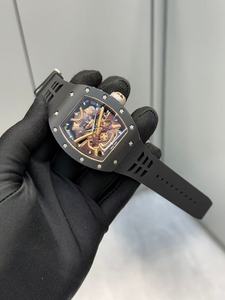 Montre mécanique automatique étanche de haute qualité avec tourbillon et gravure samouraï - Product Image 4