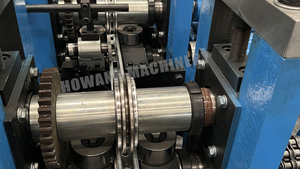 Tự động 1.0-2.5 mét Độ dày năng lượng mặt trời hỗ trợ bảng điều khiển C hình <span class=keywords><strong>Uni</strong></span> strut cuộn hình thành máy bơm bánh răng cho sản xuất nhà máy mái - Product Image 6