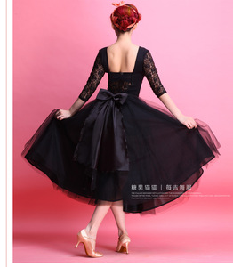 <span class=keywords><strong>Gonna</strong></span> da ballo moderna vintage a vita impero con perline, antipiega, per pratica, mezza <span class=keywords><strong>gonna</strong></span>, costume da valzer - Product Image 5