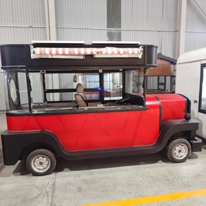 Bar à jus mobile, remorque à tacos et café, chariot à glaces, camion de restauration entièrement équipé avec équipement de cuisine complet - Product Image 1