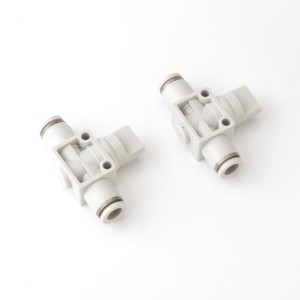 Vanne manuelle Airtac PHV6/8/10/12AB 1/4 po à raccord rapide, structure à bille en plastique pour le contrôle du gaz et des tuyaux d'air - Product Image 1