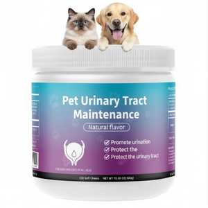 Suplementos para Perros Aprobados por Veterinarios, Suplemento Alimenticio Masticable Suave para Infecciones del Tracto Urinario y para Eliminar la Calor y la Humedad - Product Image 1