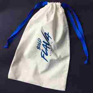 Sac à poussière en coton mousseline de luxe avec cordon de serrage, imprimé avec un logo personnalisé, pour sac à main cadeau - Product Image 2