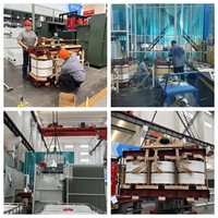 Transformateur de distribution extérieur à bain d'huile scellé 750 kVA 1250 kVA Triphasé 60 Hz pour transformateurs MT et HT