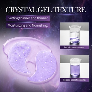 SADOER Private Label semi d'uva collagene cielo stellato maschera per gli occhi di umidità della pelle degli occhi in Gel cerotti per occhiaie - Product Image 3