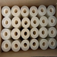 Rouleau d'emballage durable 2 pouces 20 mic emballage auto-adhésif force industrielle mini film étirable clair