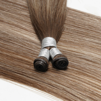 Extensions de cheveux Remy 7 étoiles de qualité salon, tissage fin, pour salons et commandes en gros