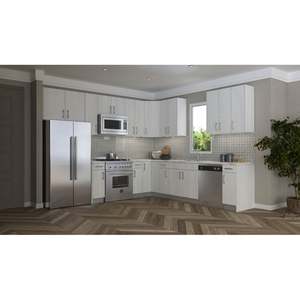 Usine de Foshan, armoires de cuisine sur mesure, prêtes à l'emploi, design modulaire de luxe, meubles de cuisine modernes, armoires de cuisine en bois - Product Image 2