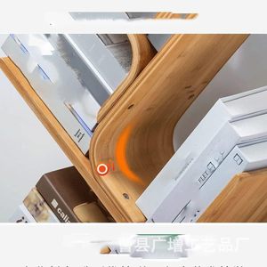 Wooden Multi Layer Shelf 3 <b>Floors</b> Durable Magazine Rack For <b>Sofa</b> Corner <b>Floor</b> Standing Storage - Product Image 4