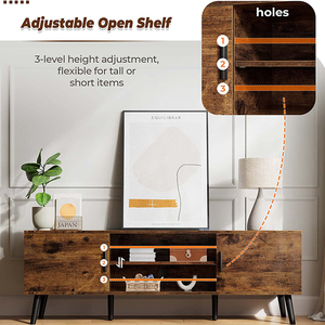 Vekin Meubles de salon modernes Armoires en bois Supports de table <span class=keywords><strong>TV</strong></span> Designs Unité murale Rangement Armoires <span class=keywords><strong>TV</strong></span> - Product Image 3