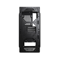 Casing PC Gaming M-ATX ATX Panel RGB Harga Terbaik yang Dapat Disesuaikan, Tower Komputer Ringkas untuk Gamer