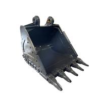 Godet de terrassement robuste pour PC220/CAT322, 1,2 m³, pour l'excavation et la manutention de roches dures, la roche détonée et les travaux de démolition