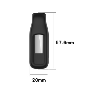 Clip en acier Accessoires intelligents universels anti-chute pour <span class=keywords><strong>Fitbit</strong></span> <span class=keywords><strong>Luxe</strong></span> Boucle de suspension Boîtier en silicone portable anti-poussière Clip en acier - Product Image 6