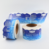 Etiqueta Termoencogible Personalizada para Botellas de Agua Mineral de PVC