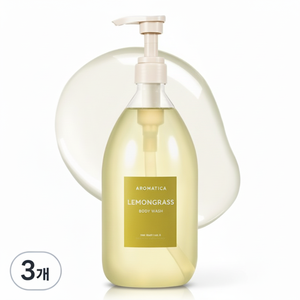 Aromatica Lemongrass Bagnoschiuma 1L Confezione da 3 Sconto - Strumento e Accessorio per la Cura Personale - Product Image 1